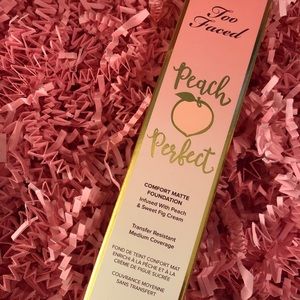 New Too Faced Peach Perfect Foundation in Swan